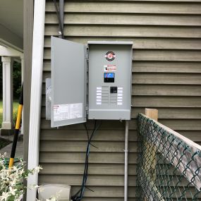 Service call over Memorial Weekend. Eaton 200 amp exterior electrical service needed a few screws and nuts tightened. Power was restored instantly!