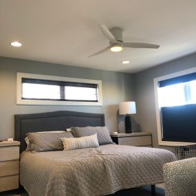 Removede existing and installed a new Emerson ceiling fan/light.