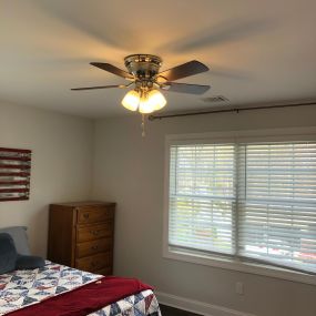 Remove existing and installed a new Hunter Ceiling fan/light.