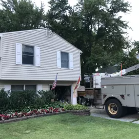 One nasty storm ripped through the Jersey Shore over 4th of July weekend. Thus, damaging the dwelling electrical service. TWO Electrical Contracting teamed up with JCP&L and had the electric fully restored within a few hours. The client was floored! Happy 4th to all!