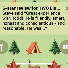 Always a pleasure seeing a Google 5-star review on the cellphone.