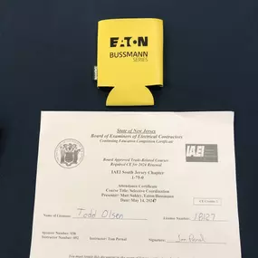 We had a remarkable experience at a terrific electrical class last night, organized by the Independent Alliance of the Electrical Industry.the reason were there was to gather much-needed Continuing Education Credits (CECs) for our 2027 Electrical Contractor's license - we require 36 in total to rene