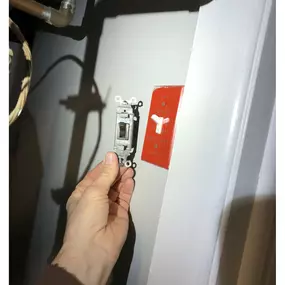 Saturday evening service call. No electricity going to the HVAC unit. The culprit? A nonfunctional electrical switch. TWO Electrical Contracting removed the existing and installed a new Leviton switch. Thus, power restored. All in a nights work.