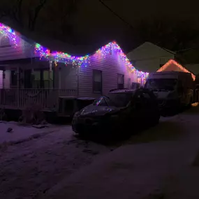 TWO Electrical Contracting made it through the snow storm and is all shoveled out.