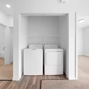In-unit washer and dryer