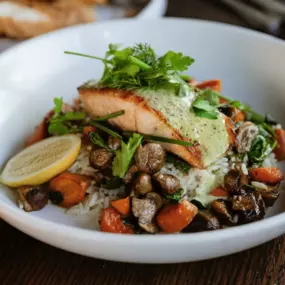 Green Goddess Salmon Salad