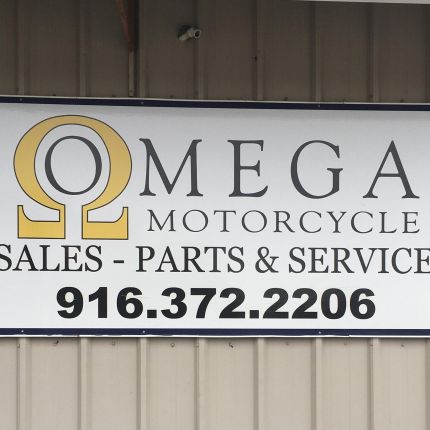 Logotipo de Omega Motorcycle