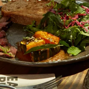 Calabaza con salvia crispy