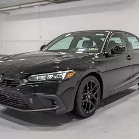 2022 Honda Civic Sport in Crystal Black.