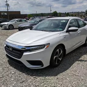 2021 Honda Insight EX in Platinum White.