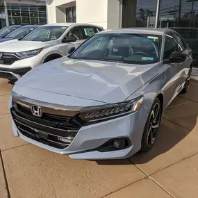 2021 Honda Accord Sport 1.5 CVT in Sonic Gray.