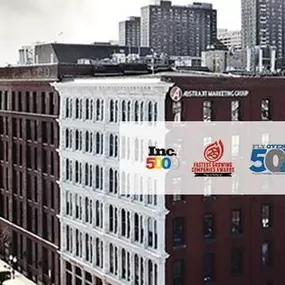 Exterior view of Abstrakt with the Saint Louis skyline!