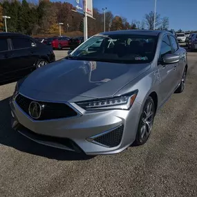 2021 Acura ILX with Premium Package in Lunar Silver.