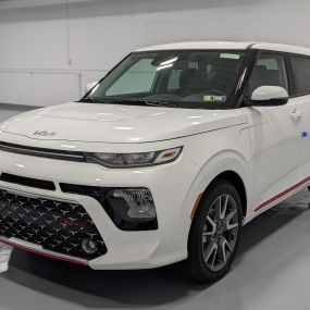 2022 Kia Soul GT-Line IVT in Snow White.