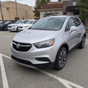 2021 Buick Encore Preferred AWD 4dr. in Quicksilver Metallic.