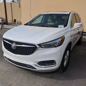 2021 Buick Enclave Essence in Summit White.