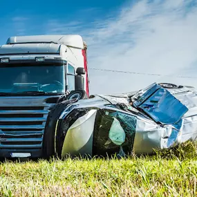 car & truck accident