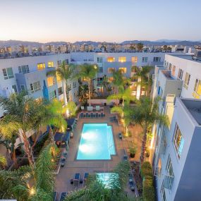 Aerial View of Courtyard