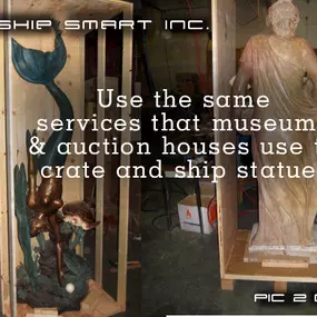 Use the same services museums and auction houses use.