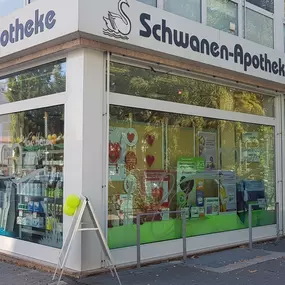 Aussenansicht der Schwanen-Apotheke