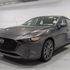 2022 Mazda3 Hatchback in Machine Gray.