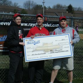 2012 Check Presentation for GTAAA Chevy Youth Baseball