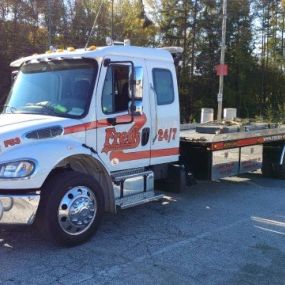 Fred’s Towing & Transport Inc. is a locally owned and operated business proudly serving the Tri-County area since 1989. You can always put your confidence in our state of the art fleet because we are the Tri-County’s largest Towing & Transporting company. We specialize not only in heavy-hauling up to 90 tons, but also light to heavy-duty towing. To provide the utmost in accurate and efficient service, our fleet operates with a computerized tracking and dispatch system so you are always assured o