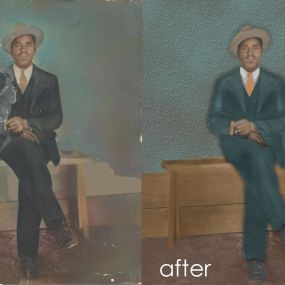 Photo restoration for downtown Chicago client