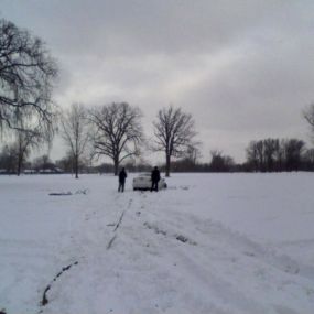 Stuck on the side of the road? Call for a tow!