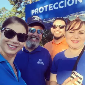 Our staff at a local soccer expo sponsored by Allstate.