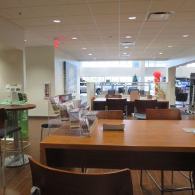 Our service waiting area is the perfect place to do a little work!  Stop by today.