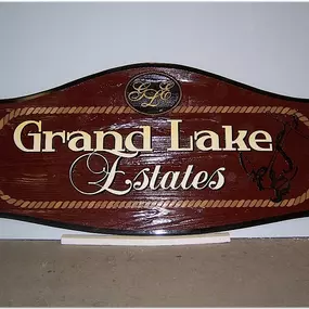 Help your business stand out with your custom sandblasted sign!