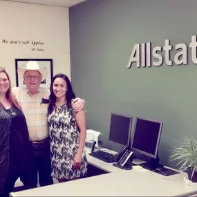 Tammy, Larry and Eva in our original location.