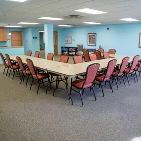 Select Senior Living of Coon Rapid, MN  Mini Kitchen and Community Living.