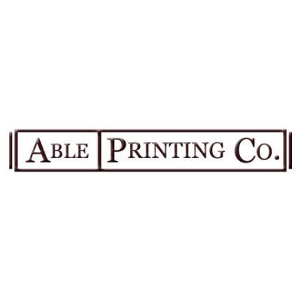 Logo from Able Printing Company