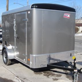 We carry a full line of cargo trailers.