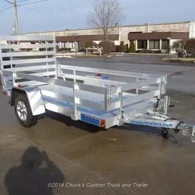 We carry a full line of utility trailers.