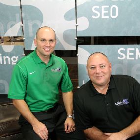 Mike White and Matt Thompson, Founders of Splash Omnimedia at the Lexington, SC office.