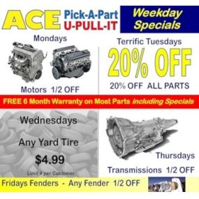 Need an auto part? You pick it, you pull it!