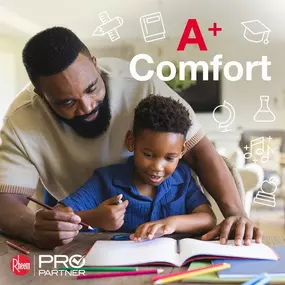 Back-to-school season means getting back into our regular routines. Annual tune-ups ensure your HVAC unit is running properly, and a well-maintained system can create the perfect environment for both homework and play time. Book your back-to-school HVAC inspection with us for A+ home comfort this year