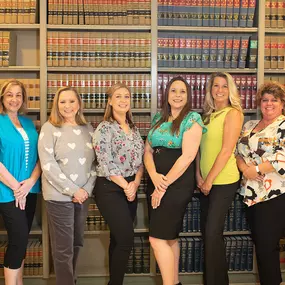 The wonderful support staff at the personal injury law firm of Harris, Powers & Cunningham, PLLC in Phoenix, Arizona.