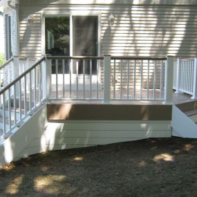 New Azek deck and Azek Railing in Steuben County, IN