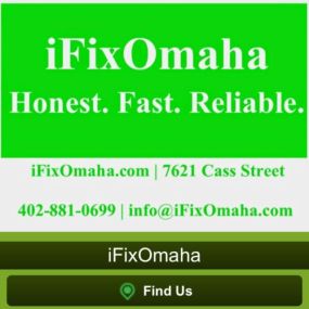 Check out our updated website @ iFixOmaha.com | Let us know what you think and find the coupon.  Our prices are already the lowest, of course. You deserve it!