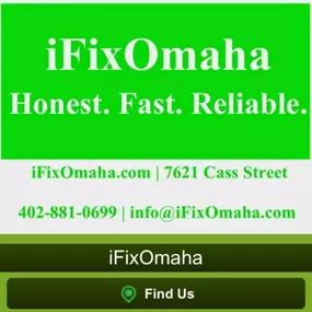 Check out our updated website @ iFixOmaha.com | Let us know what you think and find the coupon.  Our prices are already the lowest, of course. You deserve it!