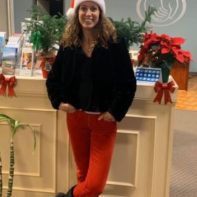 Celebrating the holidays at our Allstate car insurance agency in Manassas, VA!
