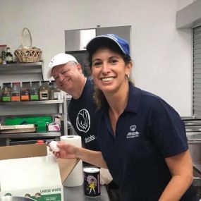 Christine and Michael Angles volunteer at SERVE shelter