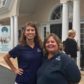Allstate agents - not just for home insurance, life insurance, and car insurance - we are a part of the community.  Here we are volunteering at a golf fundraiser for the Northern Virginia Family Services.