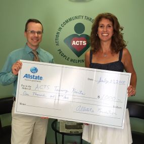 Christine Angles - Manassas, VA Allstate Insurance Agent with an Allstate Foundation grant for Action in Community Through Service