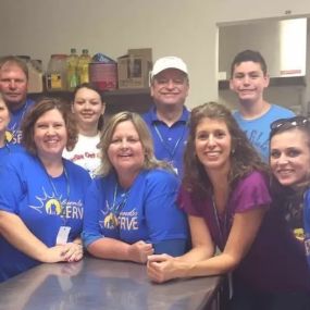 Serving brunch at the NVFS SERVE family shelter in Manassas, VA is a tradition for our Allstate insurance team.