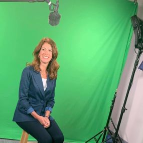 Manassass, VA agent Christine Angles filiming tips for for new Allstate insurance agents